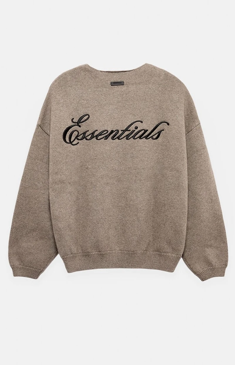Fear of God ESSENTIALS Homestead Heather Waffle Knit Crew Neck Sweater