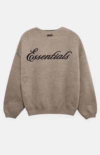 Fear of God ESSENTIALS Homestead Heather Waffle Knit Crew Neck Sweater