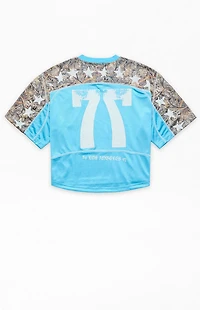 FUTURE SAINT Cropped Mesh Short Sleeve Jersey