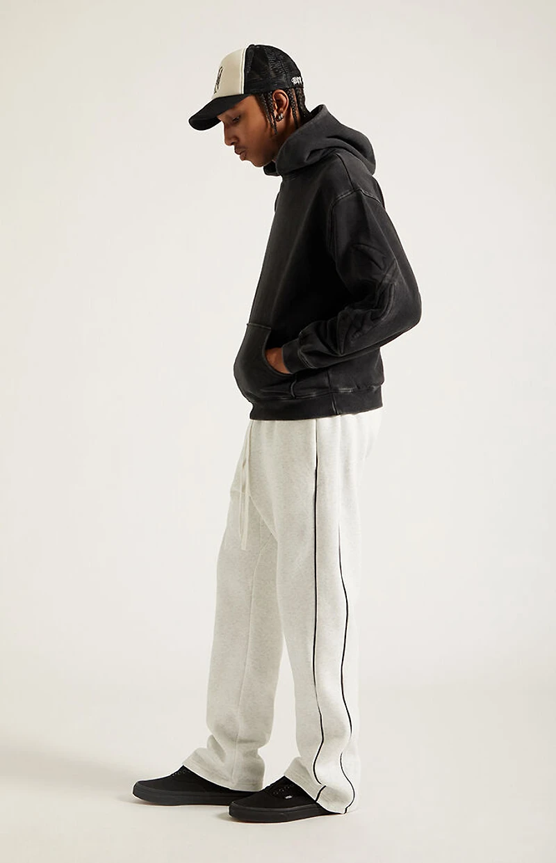 Pacsun Gray Piping Track Sweatpants