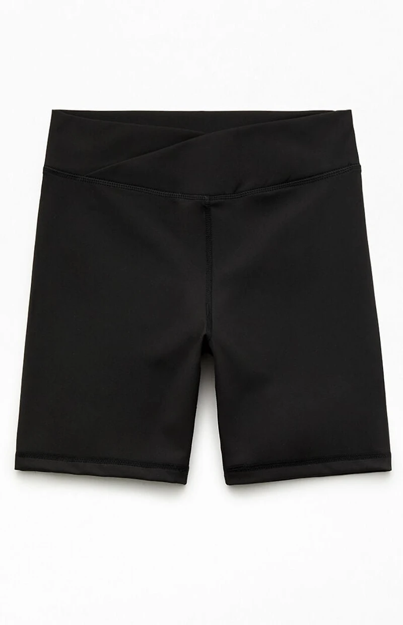 PAC 1980 Kids WHISPER Active Black Crossover Biker Shorts