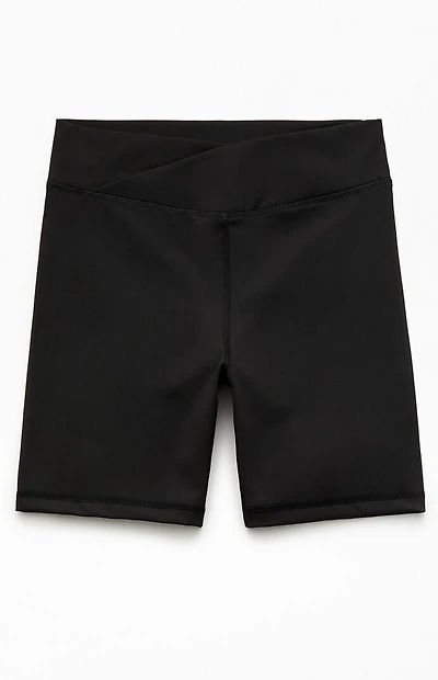 PAC 1980 Kids WHISPER Active Black Crossover Biker Shorts
