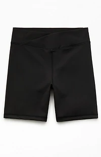 PAC 1980 Kids WHISPER Active Black Crossover Biker Shorts