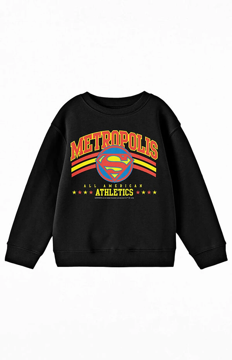 Kids Superman Metropolis Crew Neck Sweatshirt