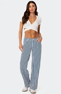 Edikted Dez Crisscross Waffle Top