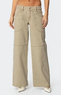 Edikted Morgan Low Rise Carpenter Jeans
