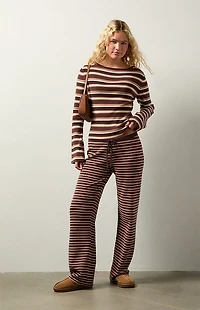 Your Favorite Sage Low Rise Ribbed Pants