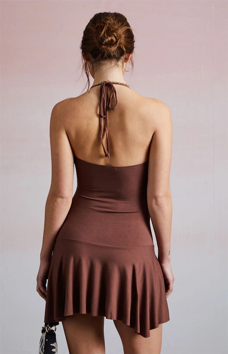 Third Charm Amara Halter Mini Dress