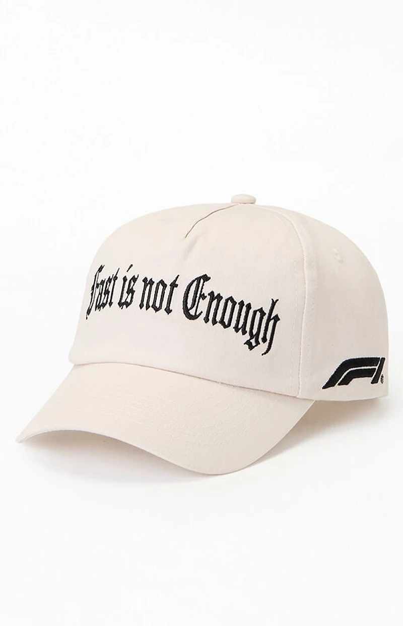 Formula 1 x Pacsun Great Britain Cream Snapback Hat