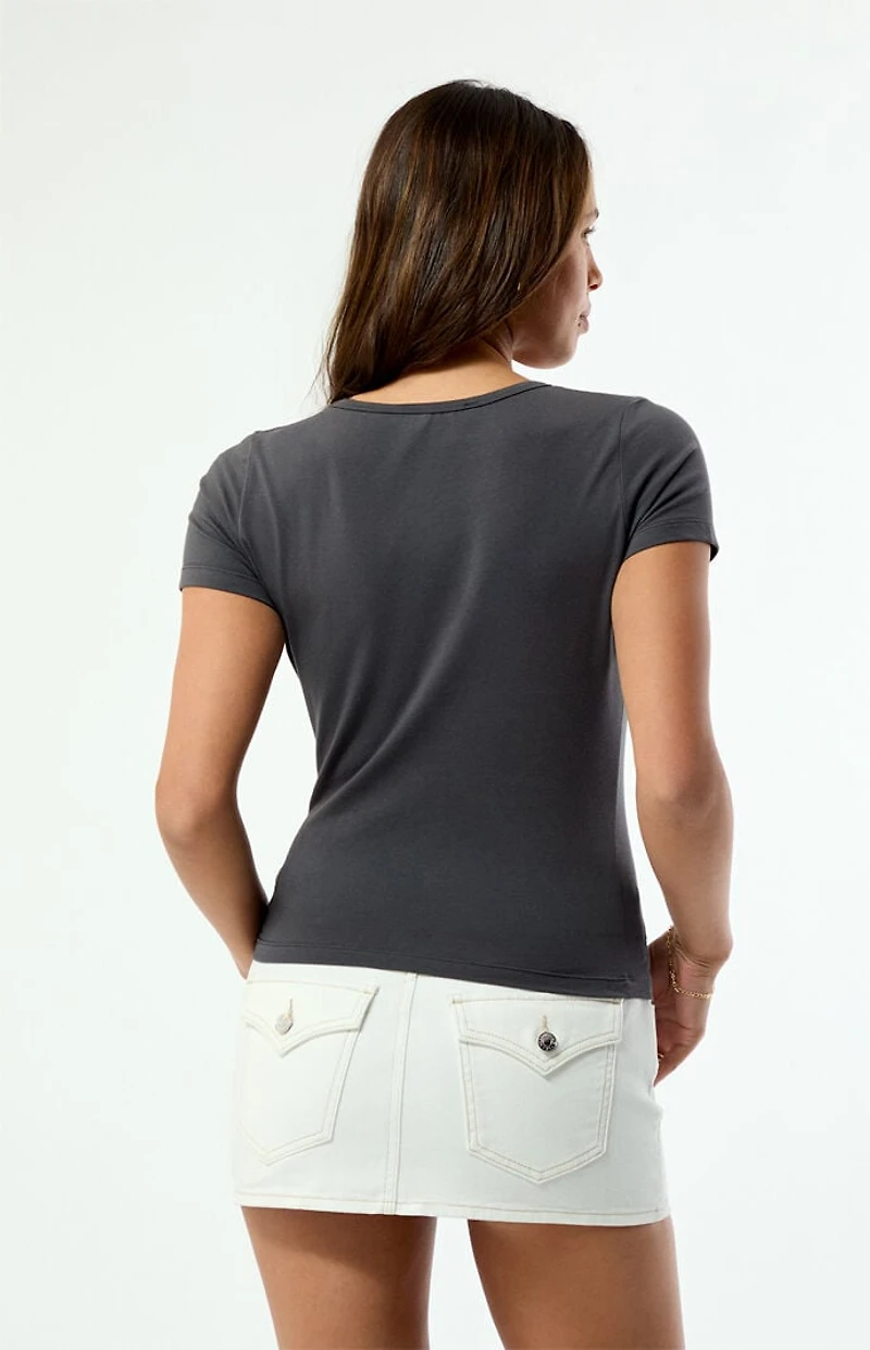 Pacsun Pacific Sunwear Henley Short Sleeve T-Shirt