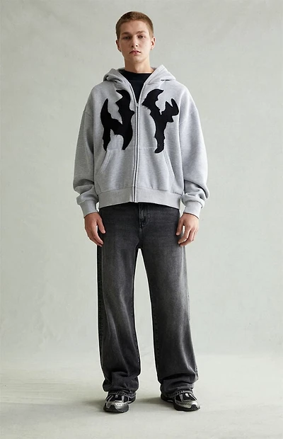 Pacsun Blake Extreme Baggy Jeans Chain Gray