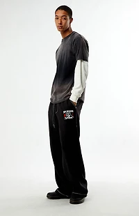 True Religion Big T Logo Baggy Sweatpants