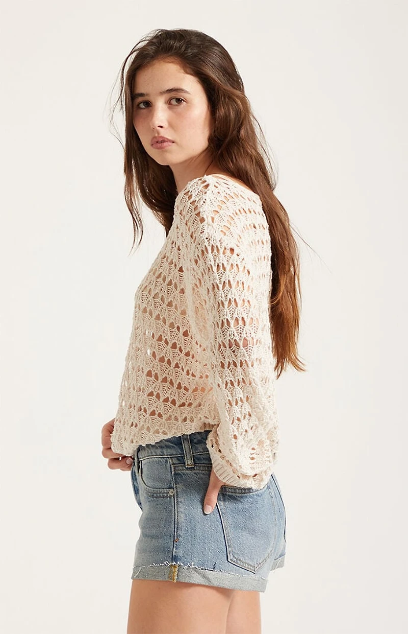 Pacsun Jamie Denim Micro Shorts Medium Blue