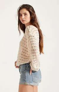 Pacsun Jamie Denim Micro Shorts Medium Blue