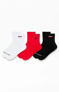 adidas 3 Pack Originals Motorsport Crew Socks