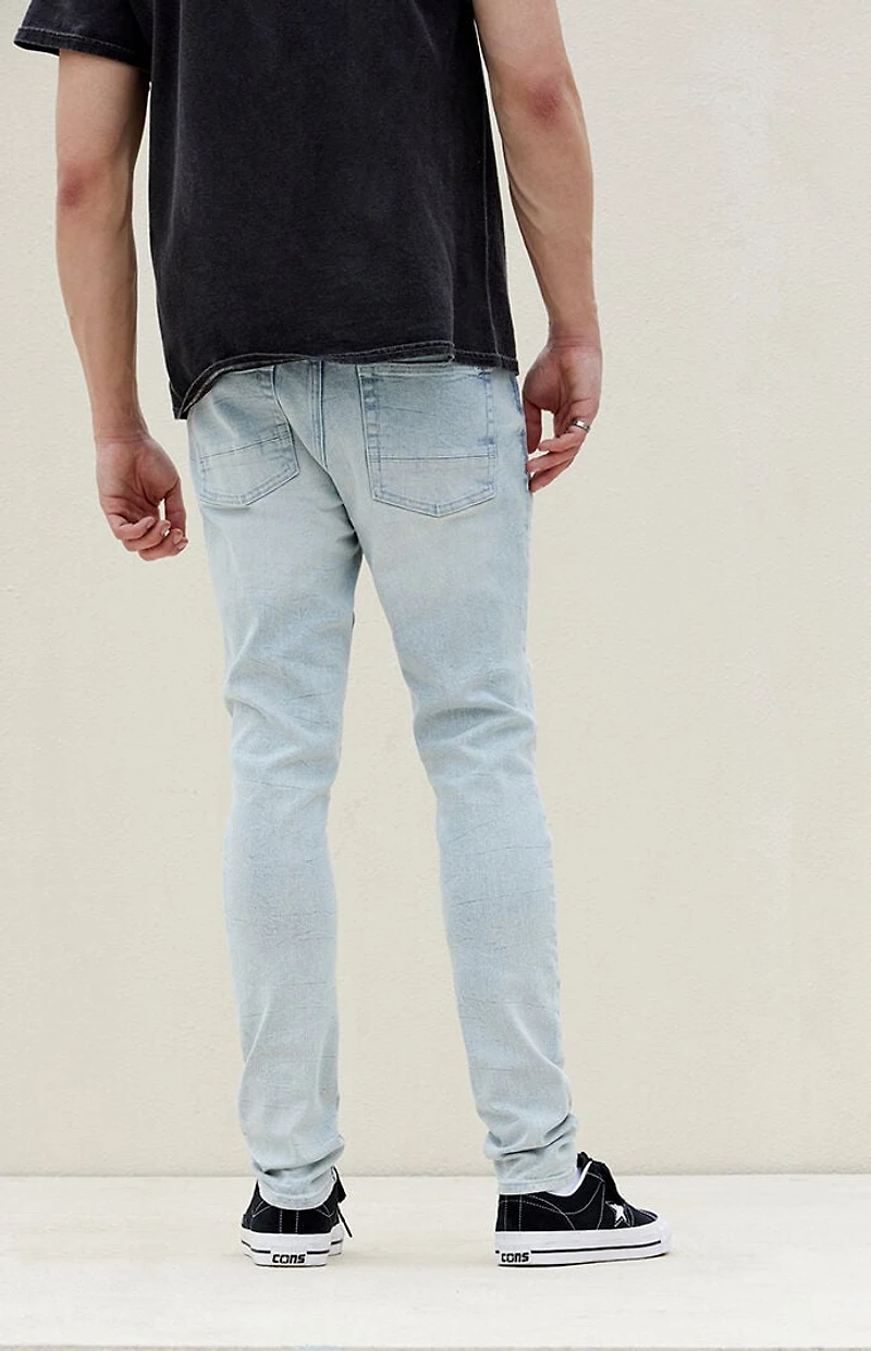 Pacsun Bryce Stacked Skinny Jeans Stretch Indigo