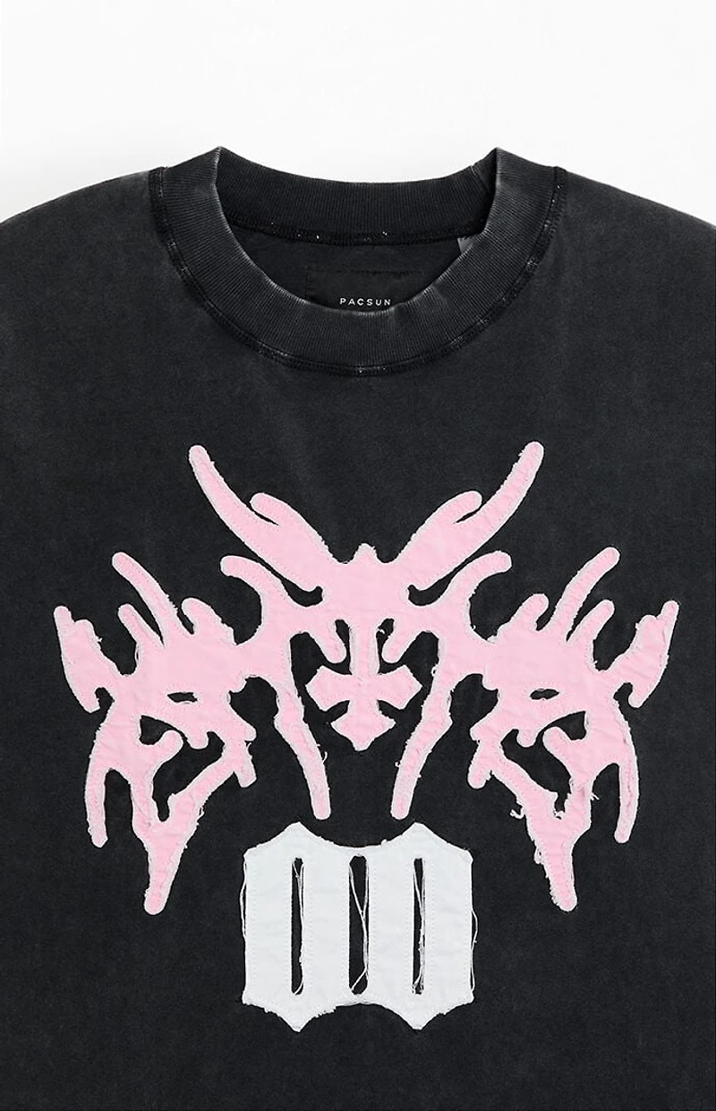Pacsun Cyber Applique Knit T-Shirt