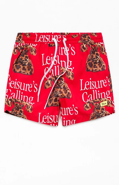 Duvin Design Cat Call 4.5" Swim Trunks