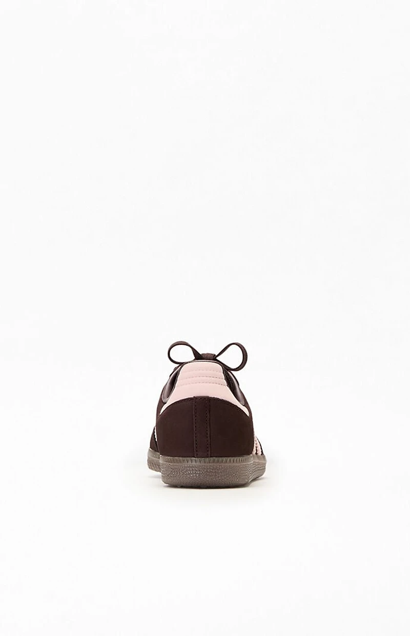 adidas Brown & Pink Samba OG Shoes