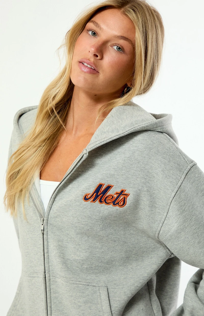 WILD COLLECTIVE x MLB NY Mets Zip Up Hoodie