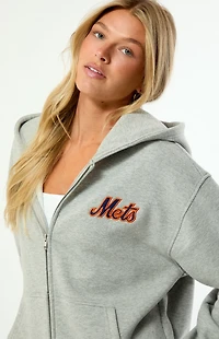 WILD COLLECTIVE x MLB NY Mets Zip Up Hoodie