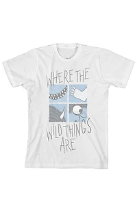 Kids Where The Wild Things Are Monster Parts Grid T-Shirt