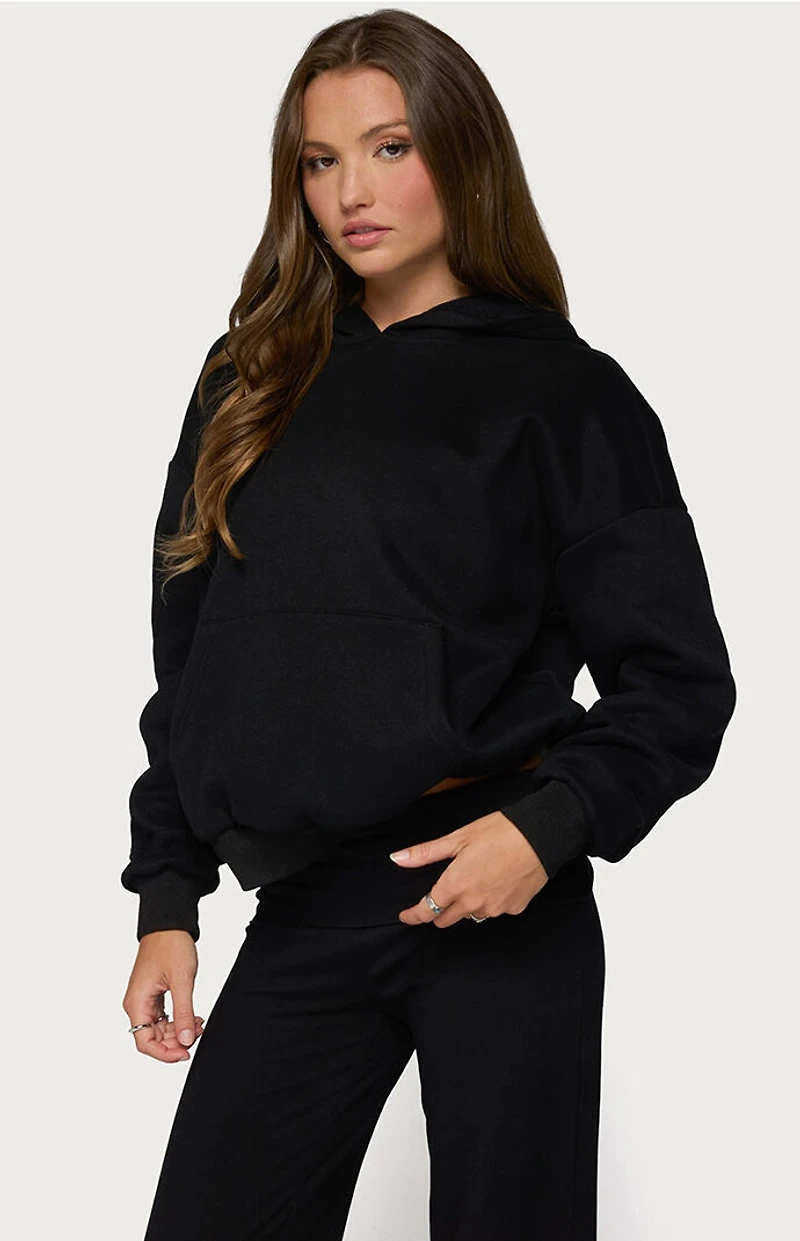 Edikted Angel Energy Sequin Hoodie