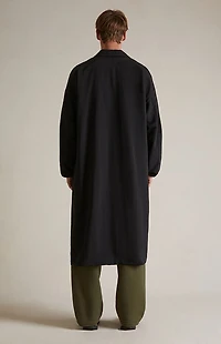 Fear of God ESSENTIALS Black Nylon Trench Coat