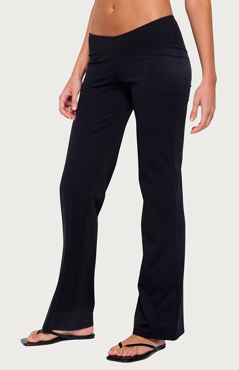 Edikted Anika Scooped Straight Leg Pants