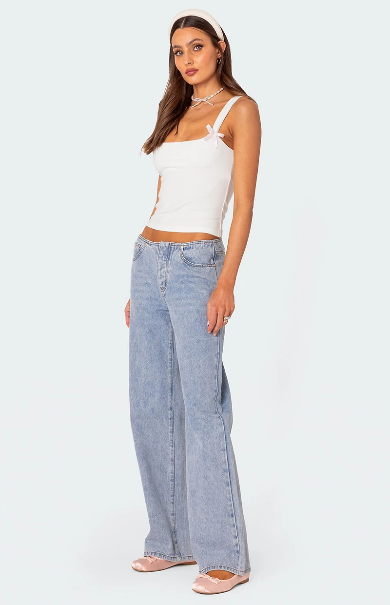 Edikted Lola Ribbed Tank Top