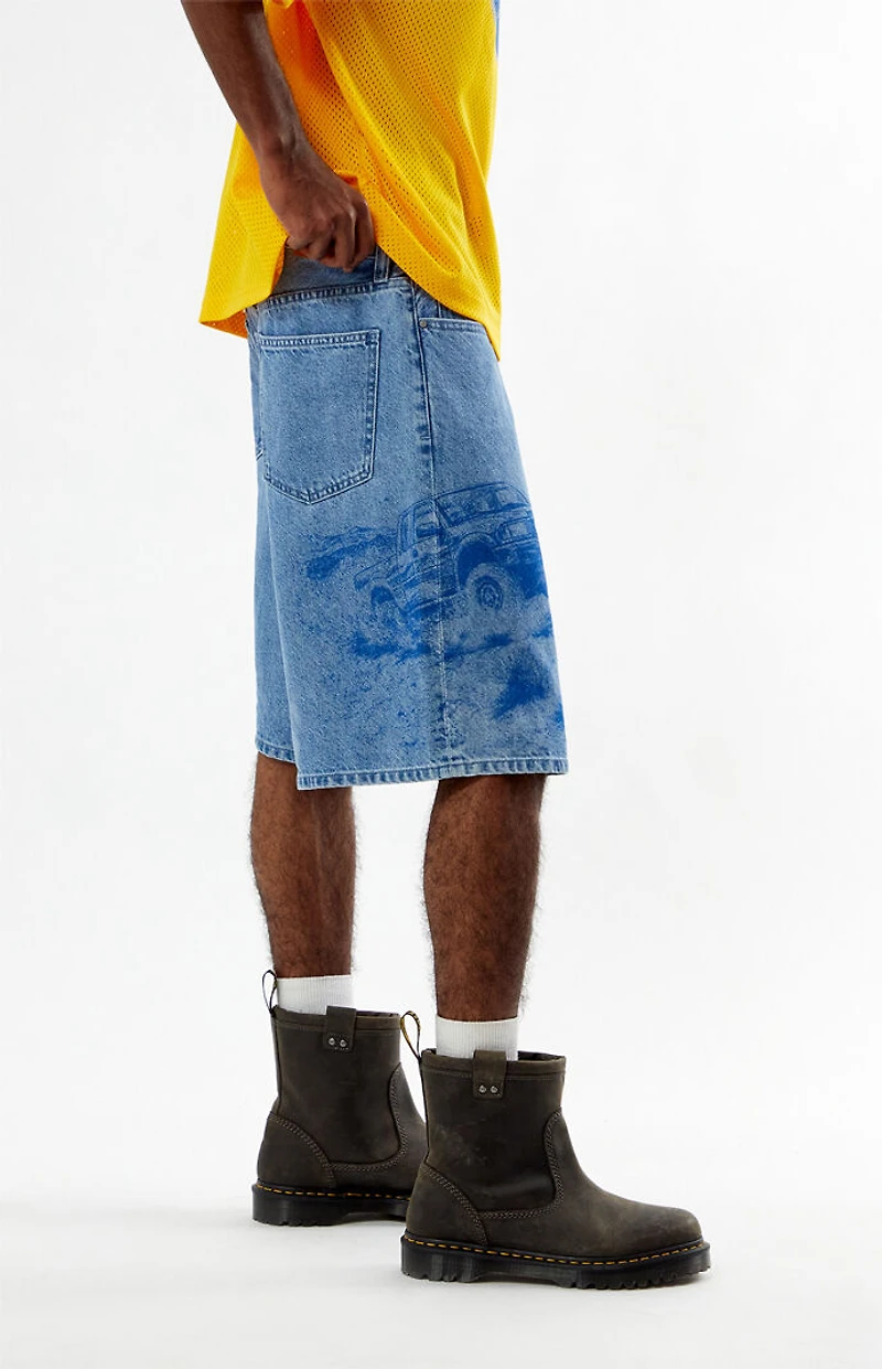 FORD Bronco Baggy Denim Shorts