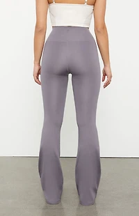 PAC 1980 WHISPER Active Charcoal Cinched Front Flare Yoga Pants