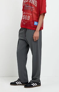 Pacsun Washed Black Johnny Fleece Straight Sweatpants