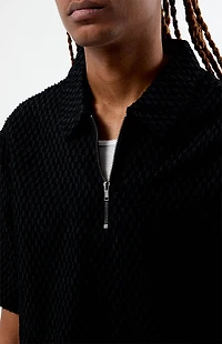 Pacsun Nomad Black Quarter Zip Shirt