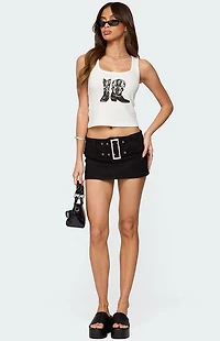 Edikted Cowboy Boots Tank Top