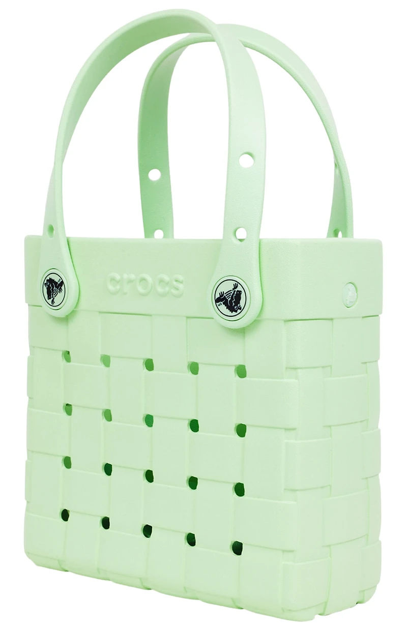 Crocs Mint Small Woven Crocssbody Tote Bag