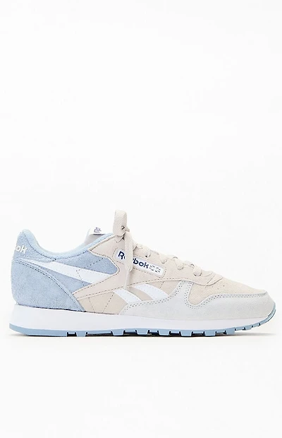 Reebok Women's Blue Classic Suede Sneakers