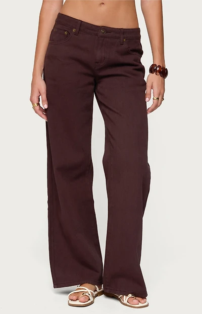 Edikted Roman Low Rise Slouchy Jeans