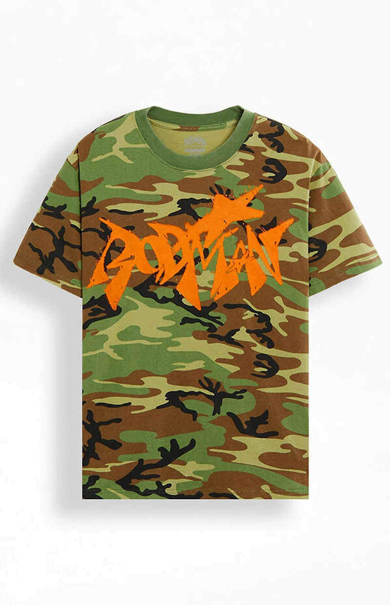 RODMAN BRAND Star Camo Oversized T-Shirt
