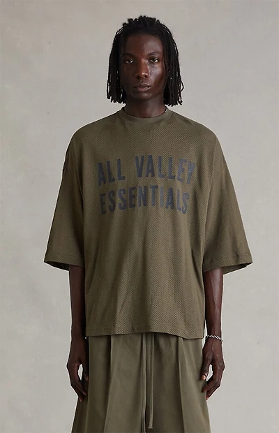 Fear of God ESSENTIALS Moss Mesh Merch T-Shirt