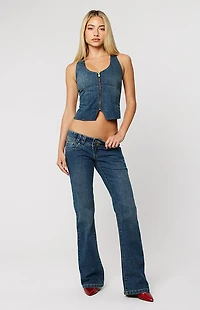 ABRAND 00 Andy Super Low Kick Flare Jeans