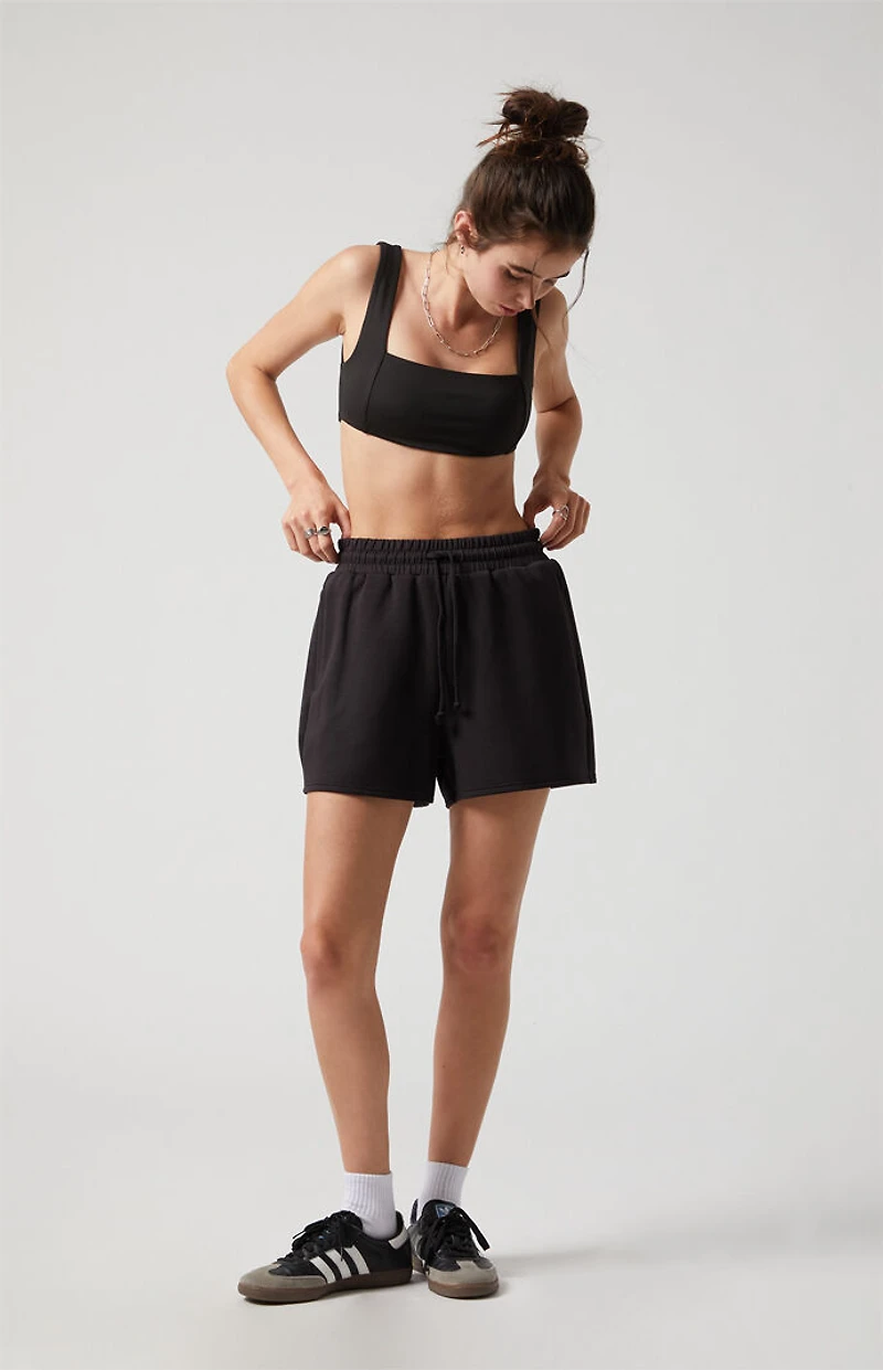 PAC 1980 Active Black Sweat Shorts