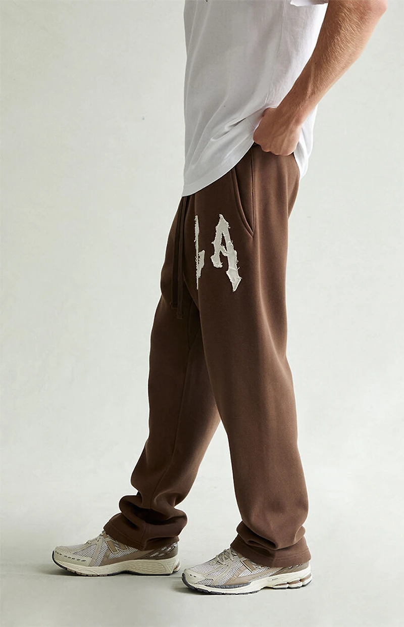 Pacsun LA Raw Applique Baggy Sweatpants