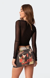 Edikted Marta Mesh Top