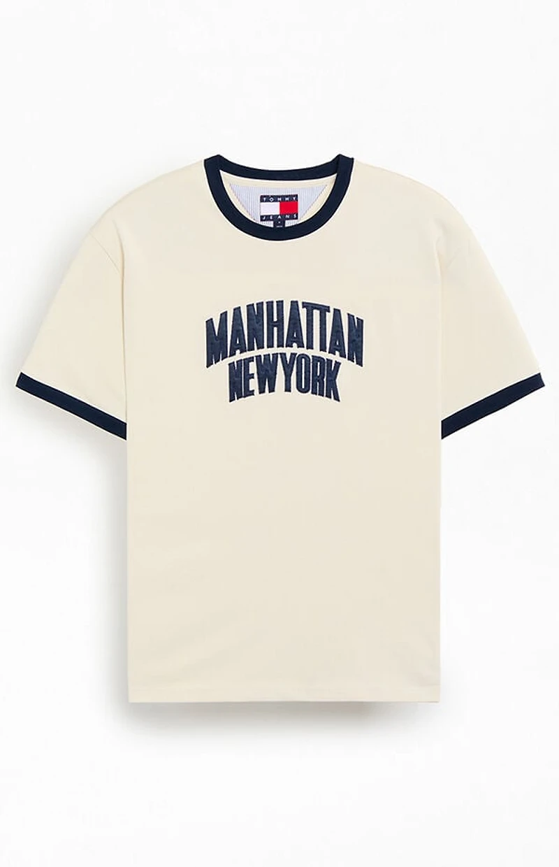 Tommy Jeans Manhattan New York Varsity Ringer T-Shirt