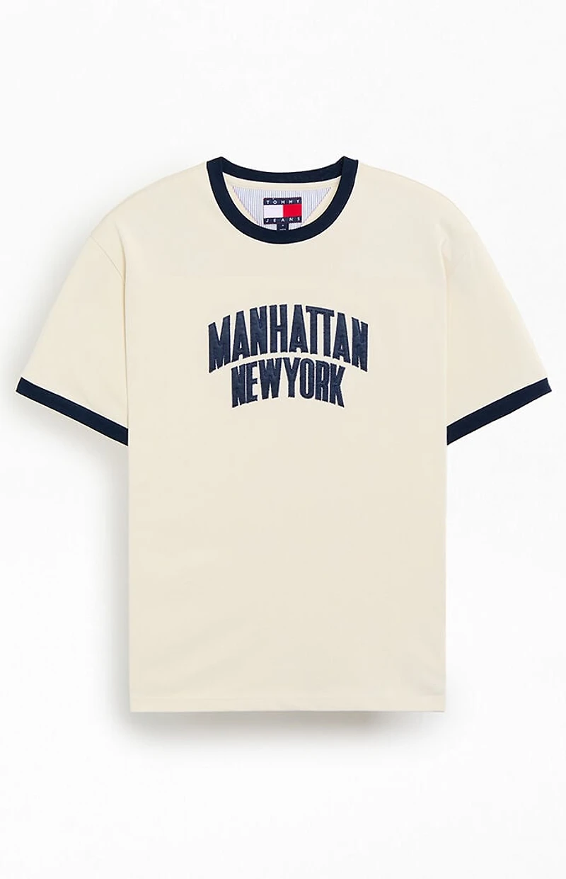 Tommy Jeans Manhattan New York Varsity Ringer T-Shirt