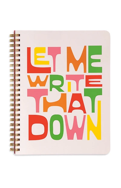 ban.do Let Me Write That Down Rough Draft Mini Notebook