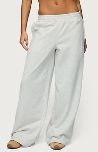 Edikted Jacie Wide Leg Sweatpants