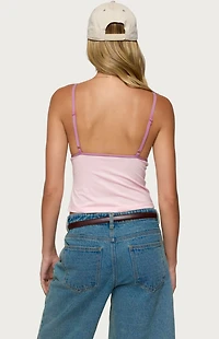 Edikted Leona Contrast Tank Top