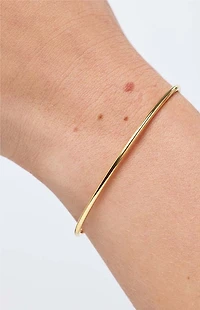 Ana Luisa Carter 2mm Gold Bangle Bracelet